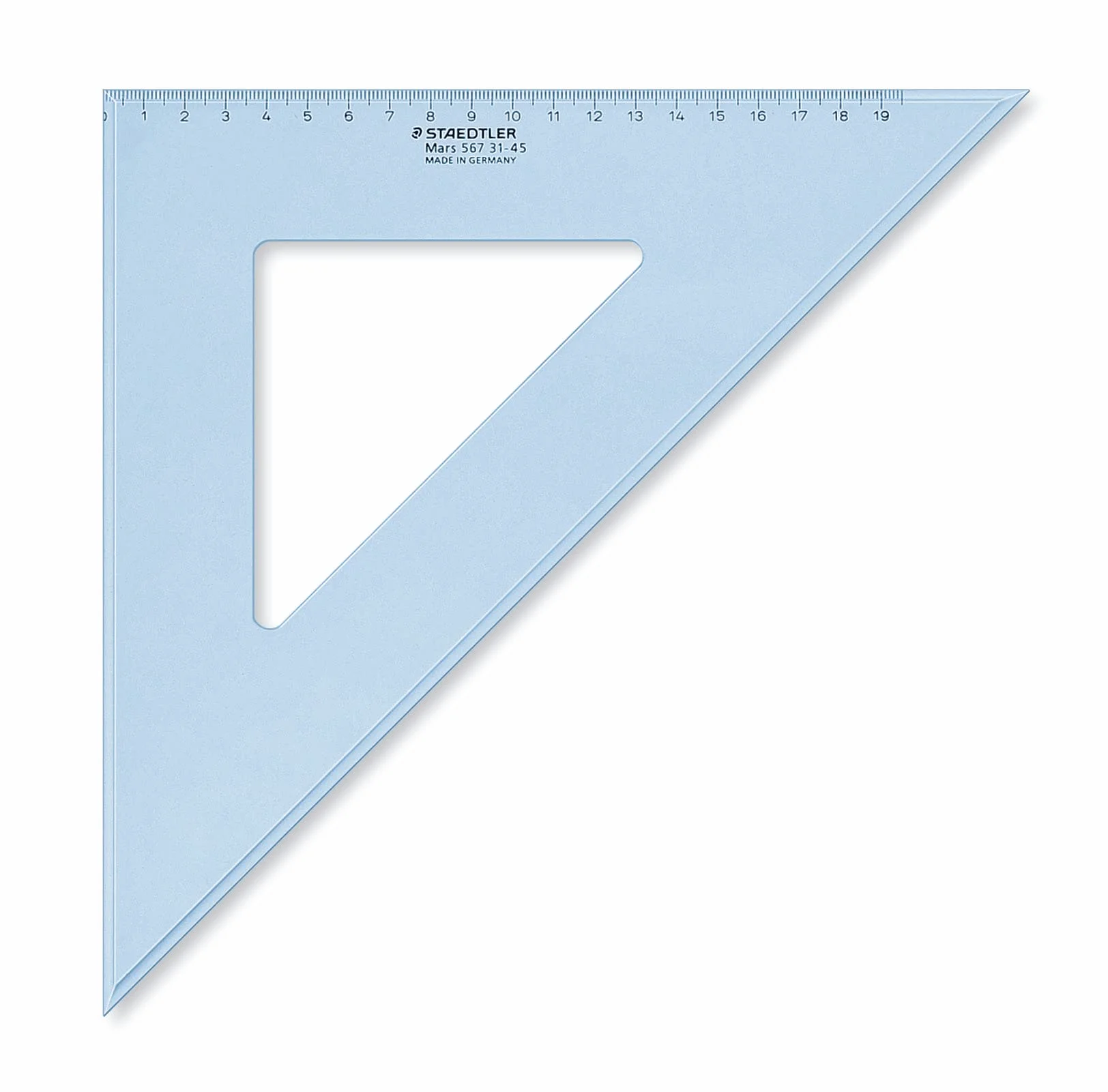 Staedtler Mars 567 31-45 zestaw kwadratowy 32 cm 45/45 stopni niebieski