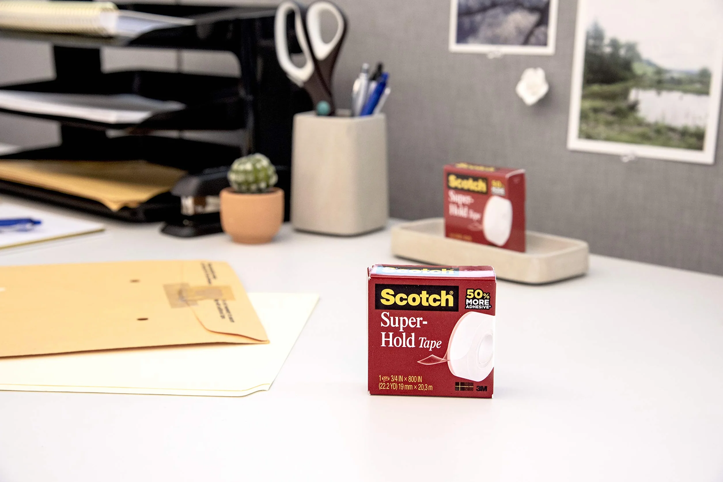 Scotch Super-Hold 700K-EU Taśma Klejąca, Bezbarwny, 19 mm x 25,4 m