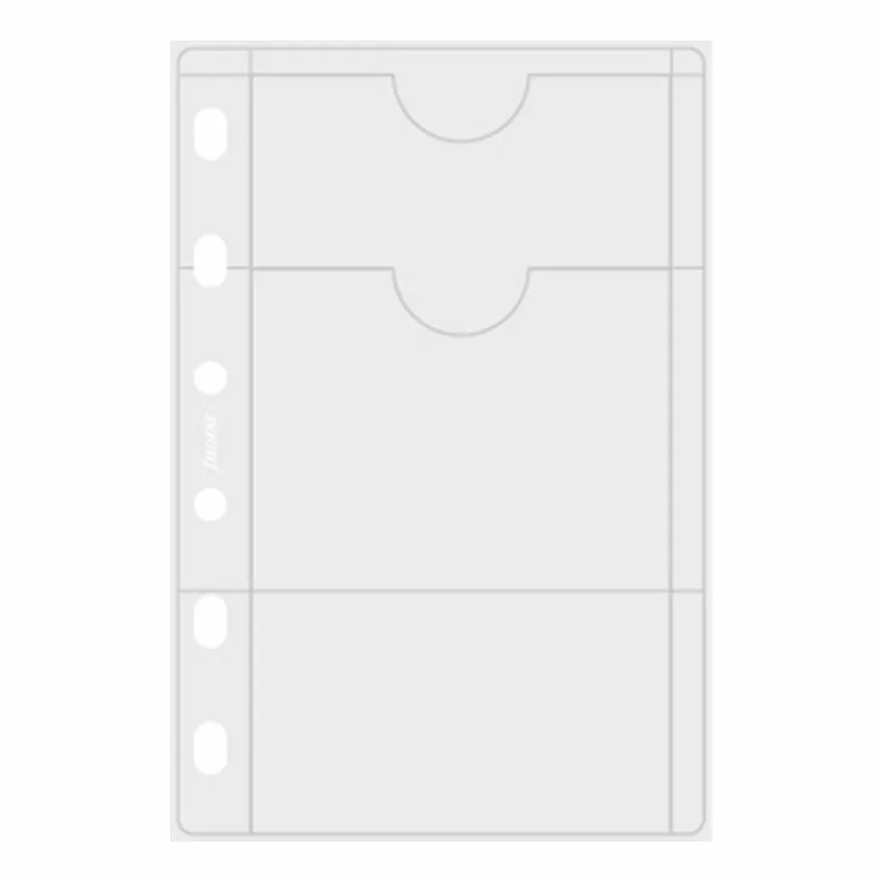 Filofax Akcesoria do organizera, kieszonkowy, uchwyt na karty kredytowe, przezroczysty (B213603)