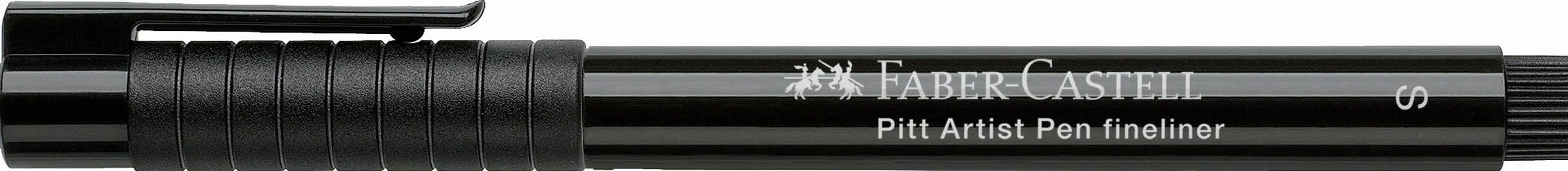 Faber-Castell Sztuka i grafika Pitt Artist Pen Fineliner India Ink Pen, czarny, pojedynczy długopis Pitt, do sztuki, rzemiosła, rysowania, szkicowania, domu, szkoły, uniwersytetu, kolorowania