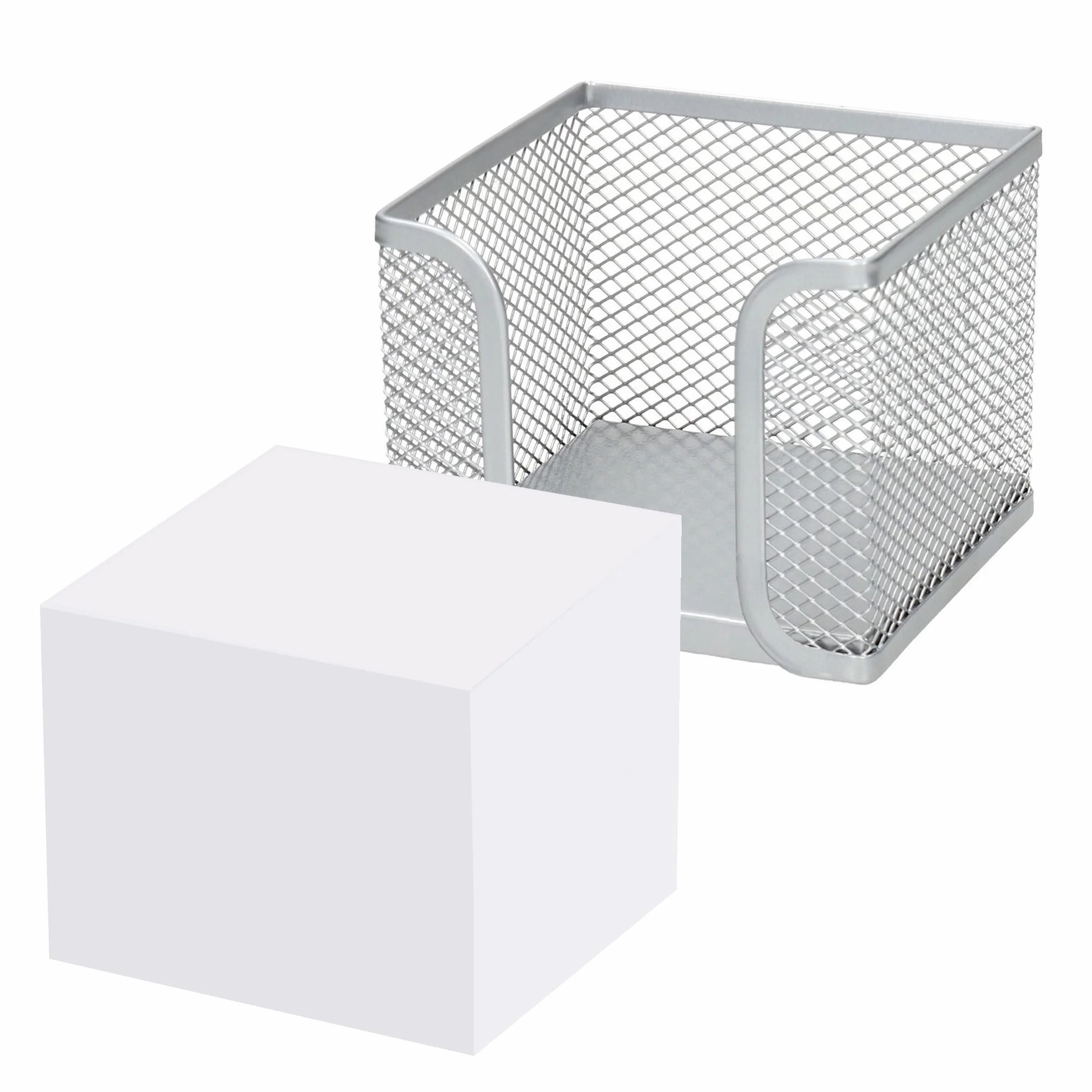 D.RECT Blok Karteczek Kwadratowych 85x85x80mm - Karteczki w Bloczku ok. 750 sztuk, Białe