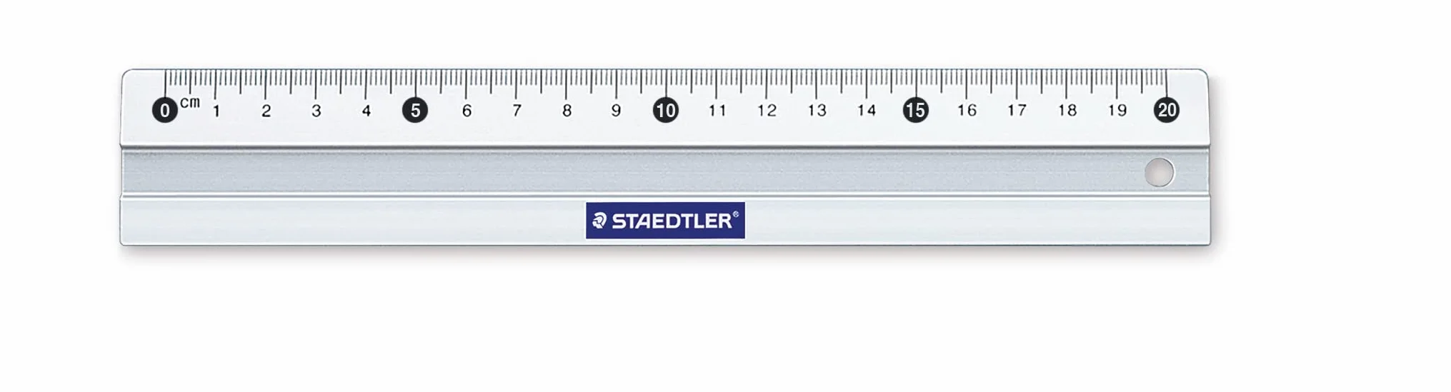 Staedtler 563 20 ST Linijka, Srebrny, 20 cm