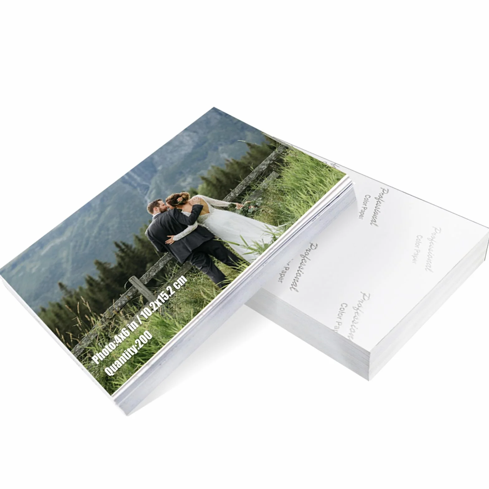 200 arkuszy papieru fotograficznego 10 x 15 cm, wysokiej jakości błyszczący papier zapewnia żywe i wyraźne obrazy, idealny do drukowania zdjęć i kreatywnych projektów