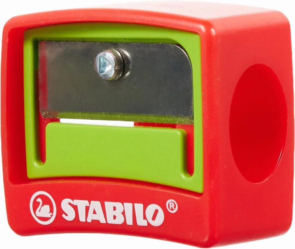 Temperówka do kredek STABILO woody 3-in-1 kolor czerwony/zielony
