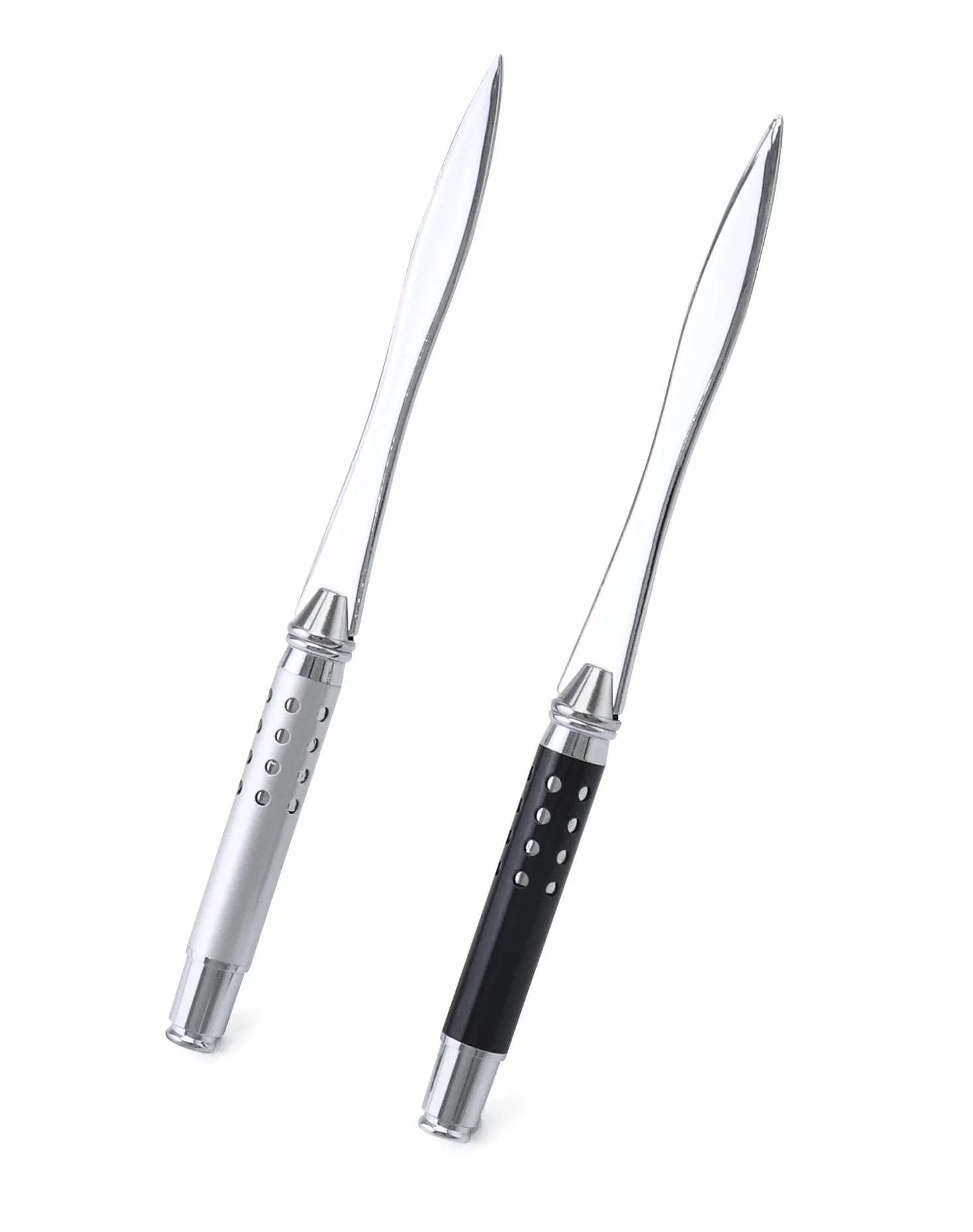 QWORK Miecz do otwierania listów 16cm srebrny czarny