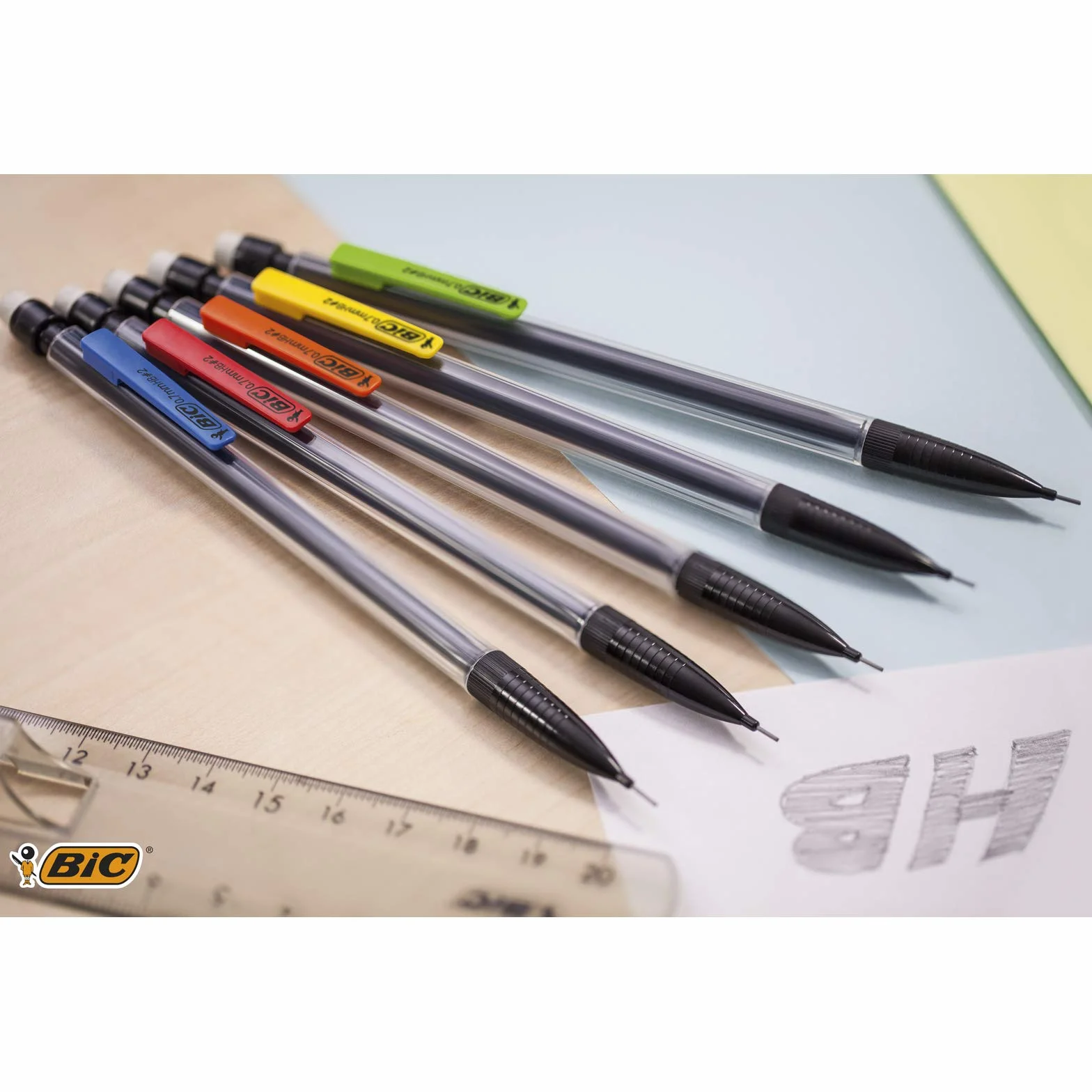 BIC Matic Original 0,7mm HB Ołówek z gumką Pudełko 12szt