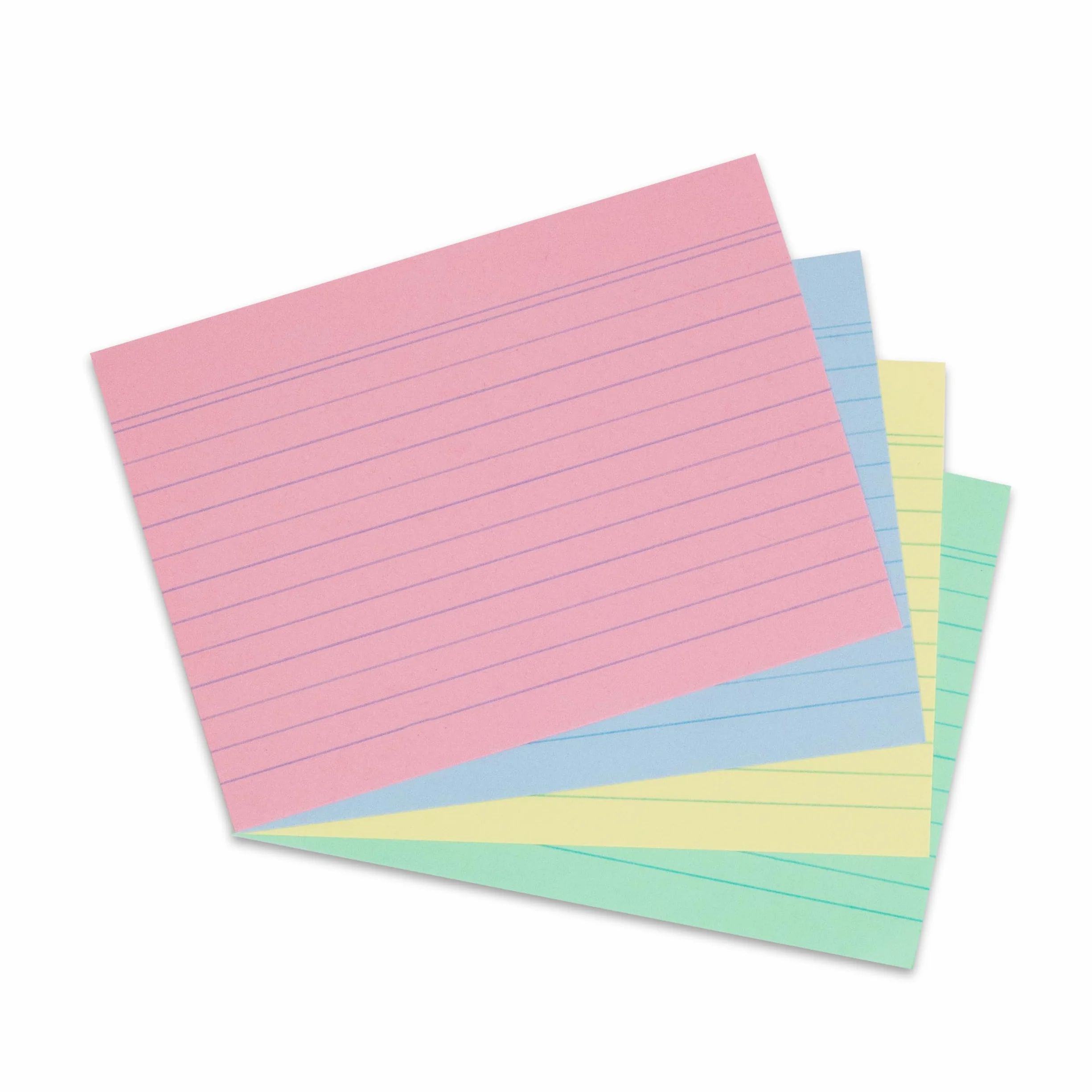 Herlitz Kartka w linie A6 – różne kolory (200 sztuk)
