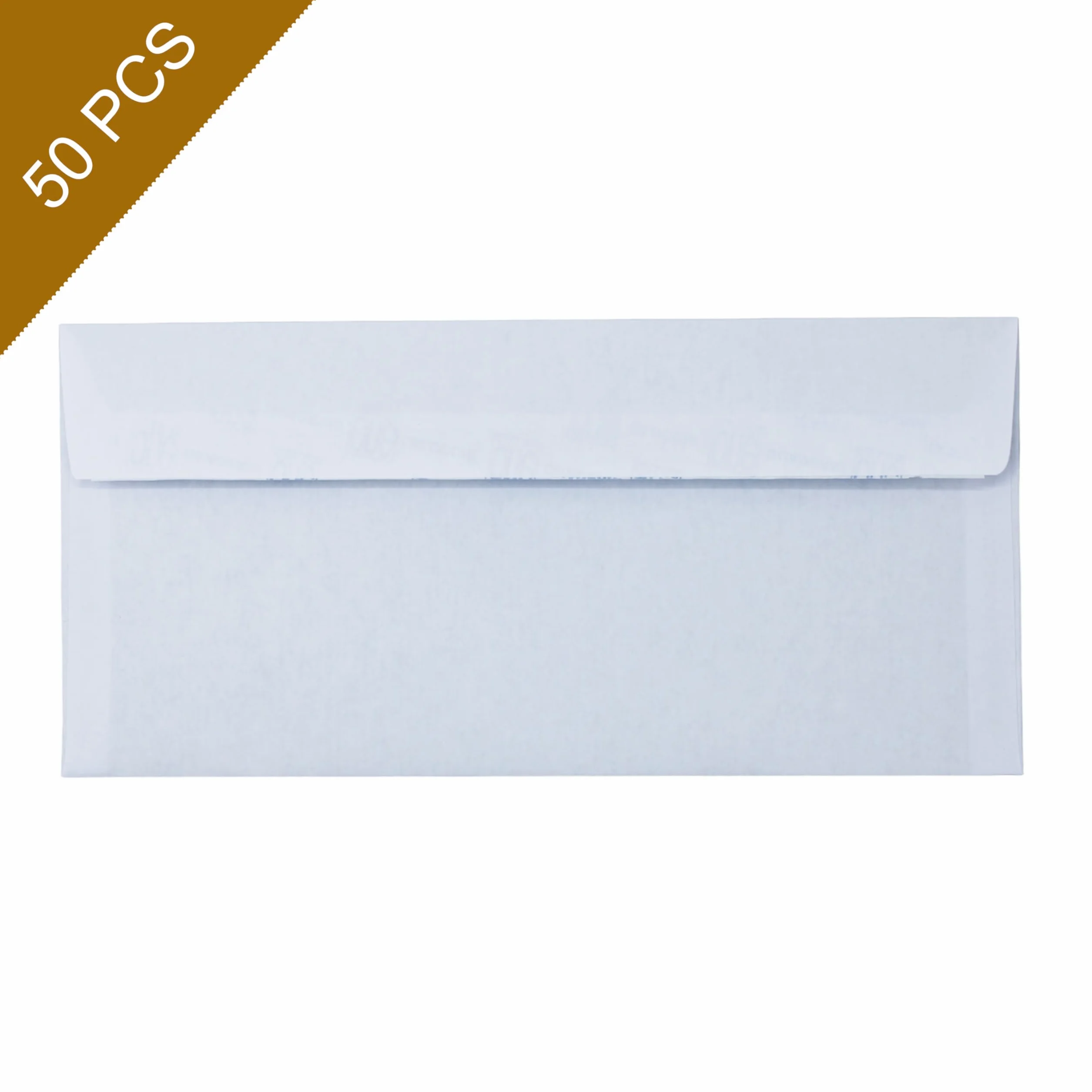 ARKRAFT koperty na listy rozmiar 23 x 11 amerykańska koperta biała 50 sztuk (DL 50)