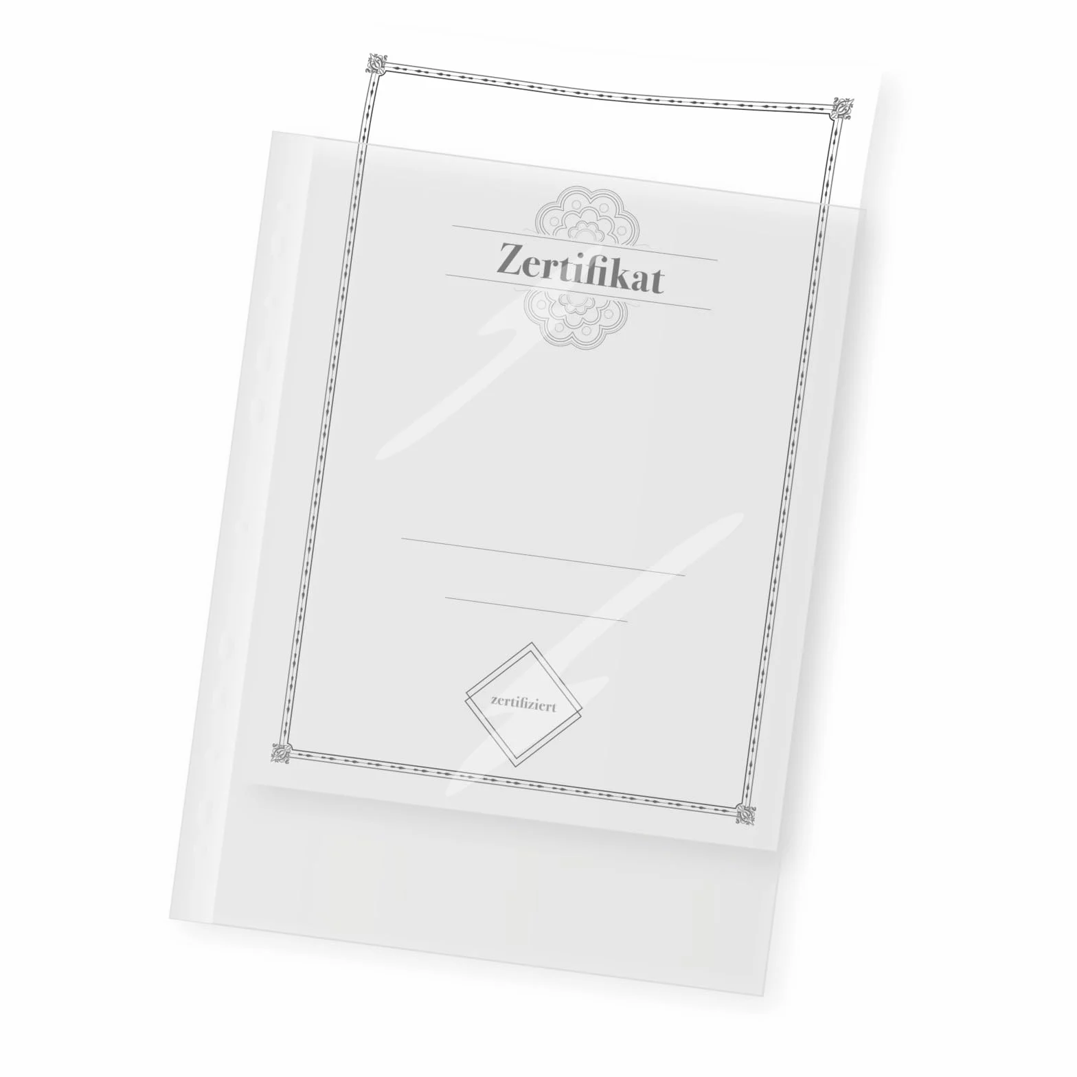 Idena 10404 - Tuleja broszurowa format DIN A4, ziarnista, 80µ, 30 szt.