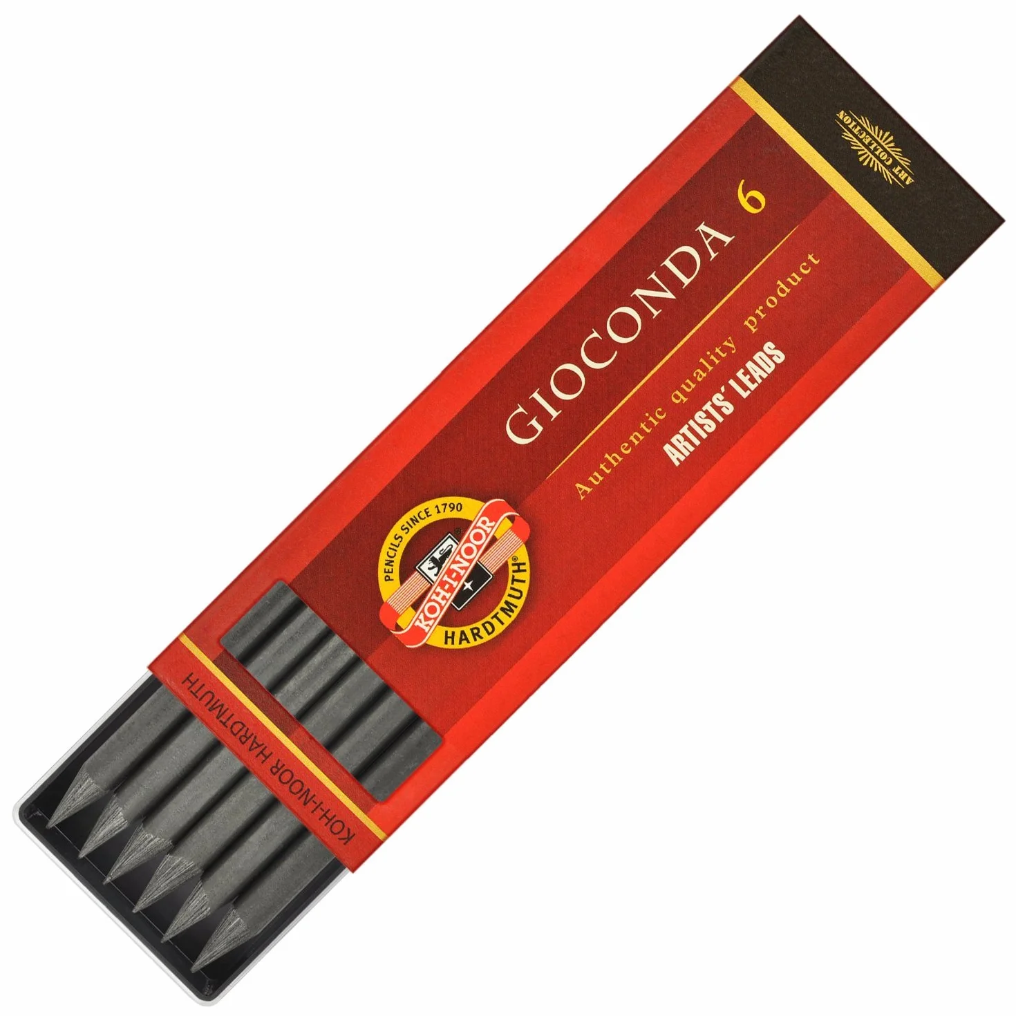 Koh-I-Noor 6 gioconda 5,6 mm grafitowe przewody 4865/2B