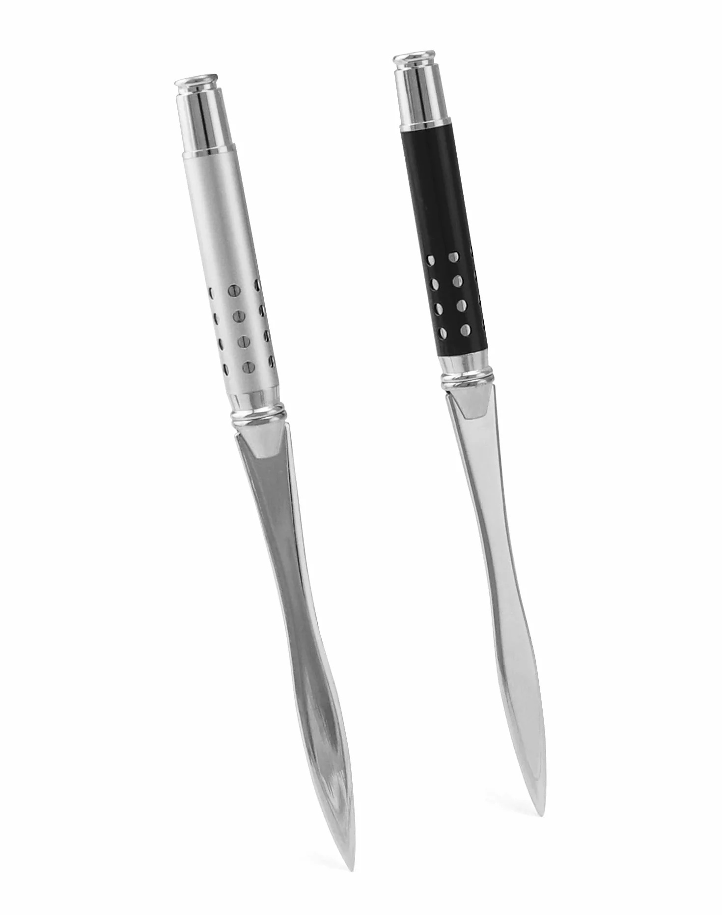 QWORK Miecz do otwierania listów 16cm srebrny czarny
