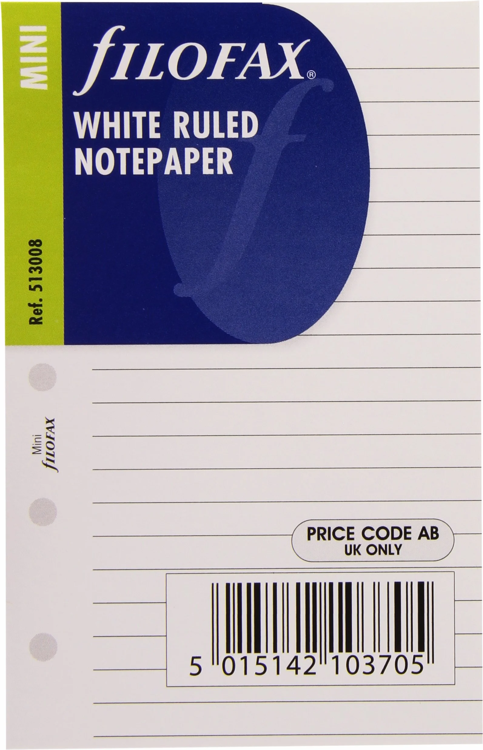 Filofax Mini biały papier w linie
