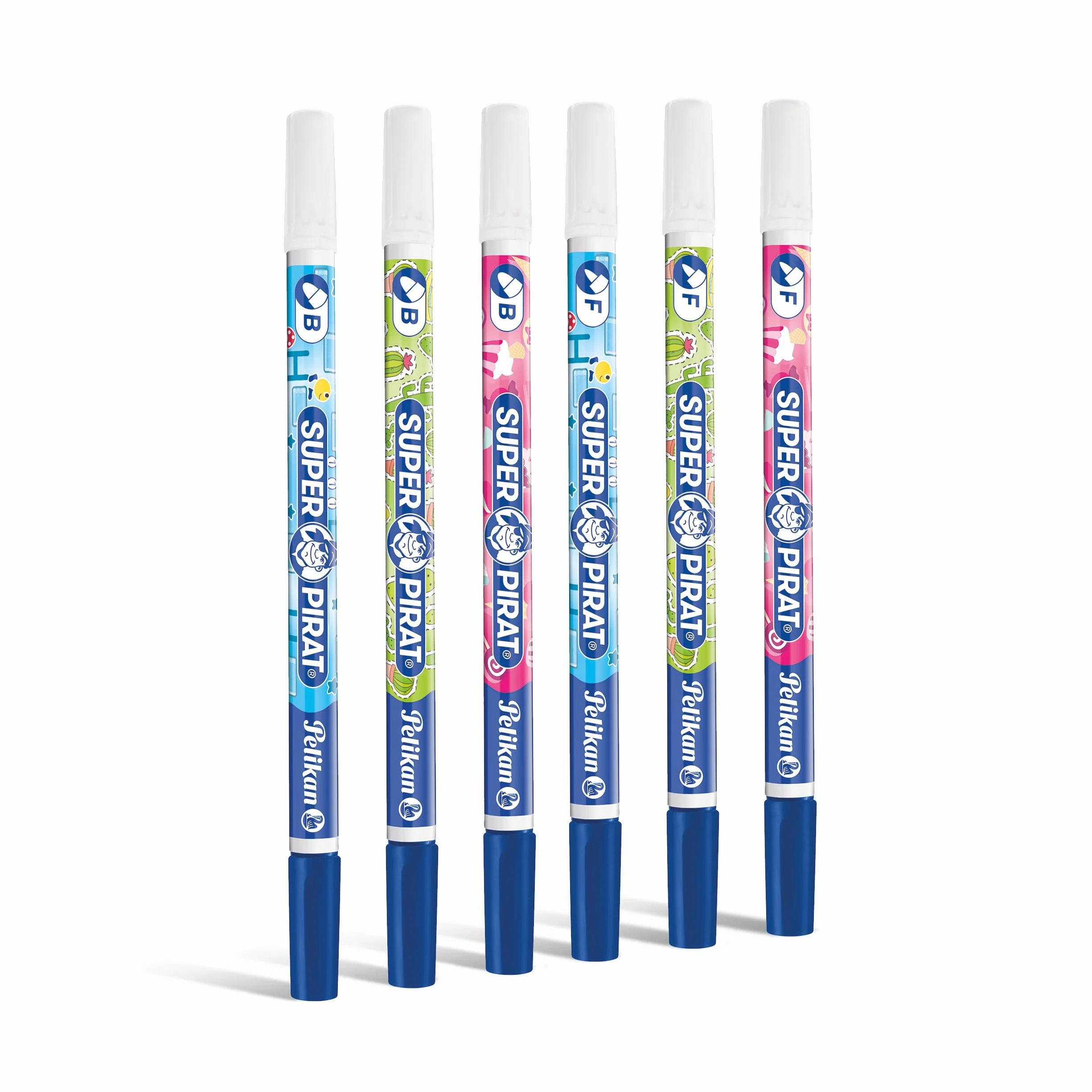 Pelikan Super-Pirat 850, 6 Sztuk, Różne Kolory