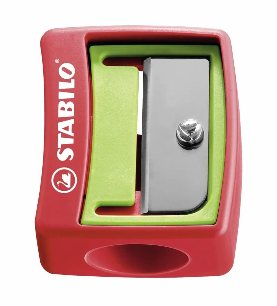 Temperówka do kredek STABILO woody 3-in-1 kolor czerwony/zielony