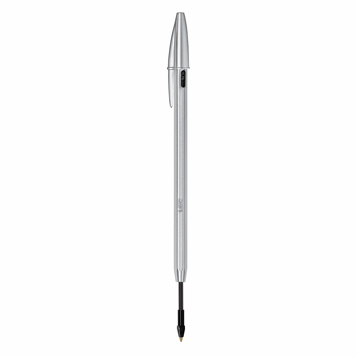 BIC wielokrotnego napełniania CRISTAL metalowy długopis RE-NEW 1 mm czarny z wkładem 2 wybierz kartolerie tititiana