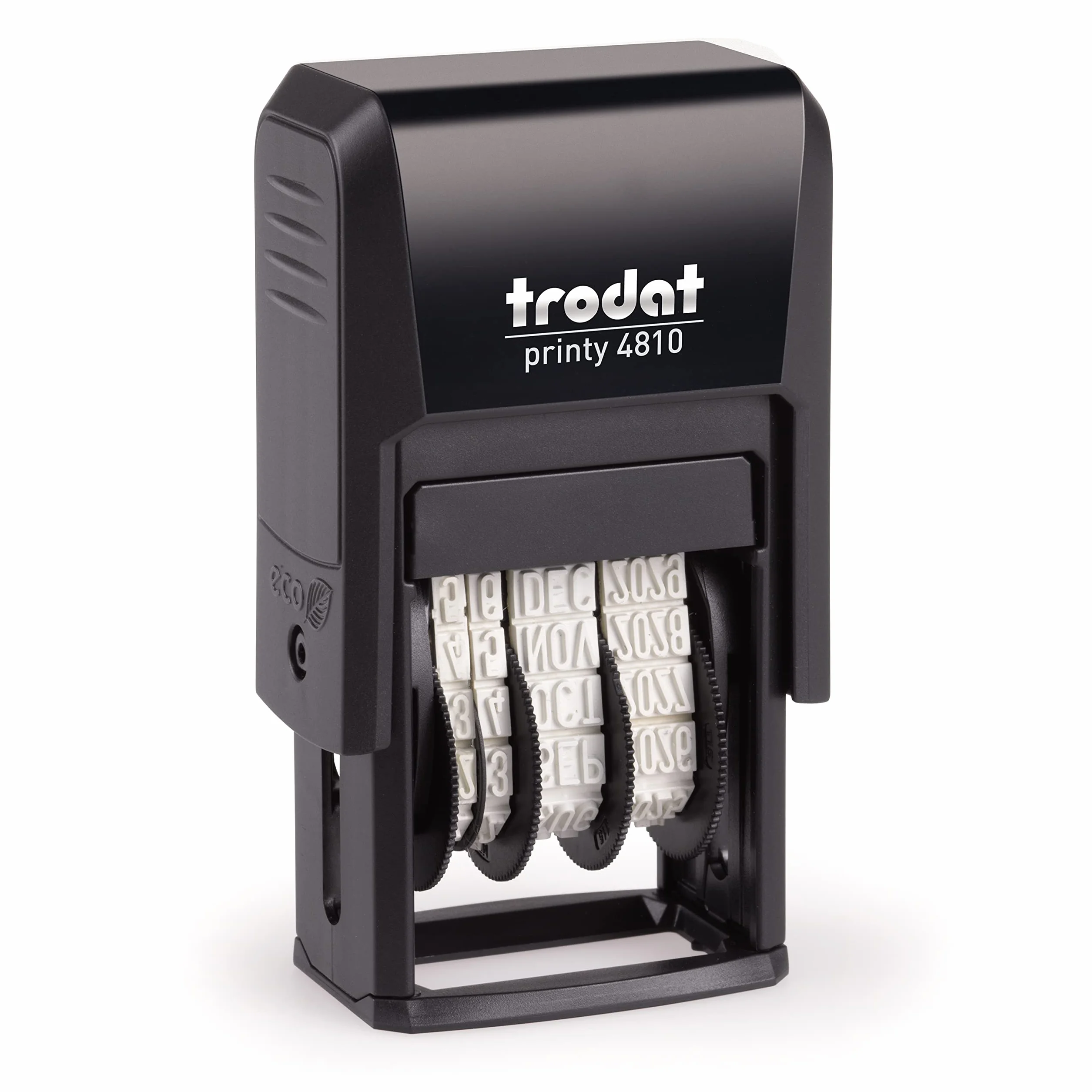 Trodat Printy 4810 Pieczątka Datownik, Czarny, 3,8 mm