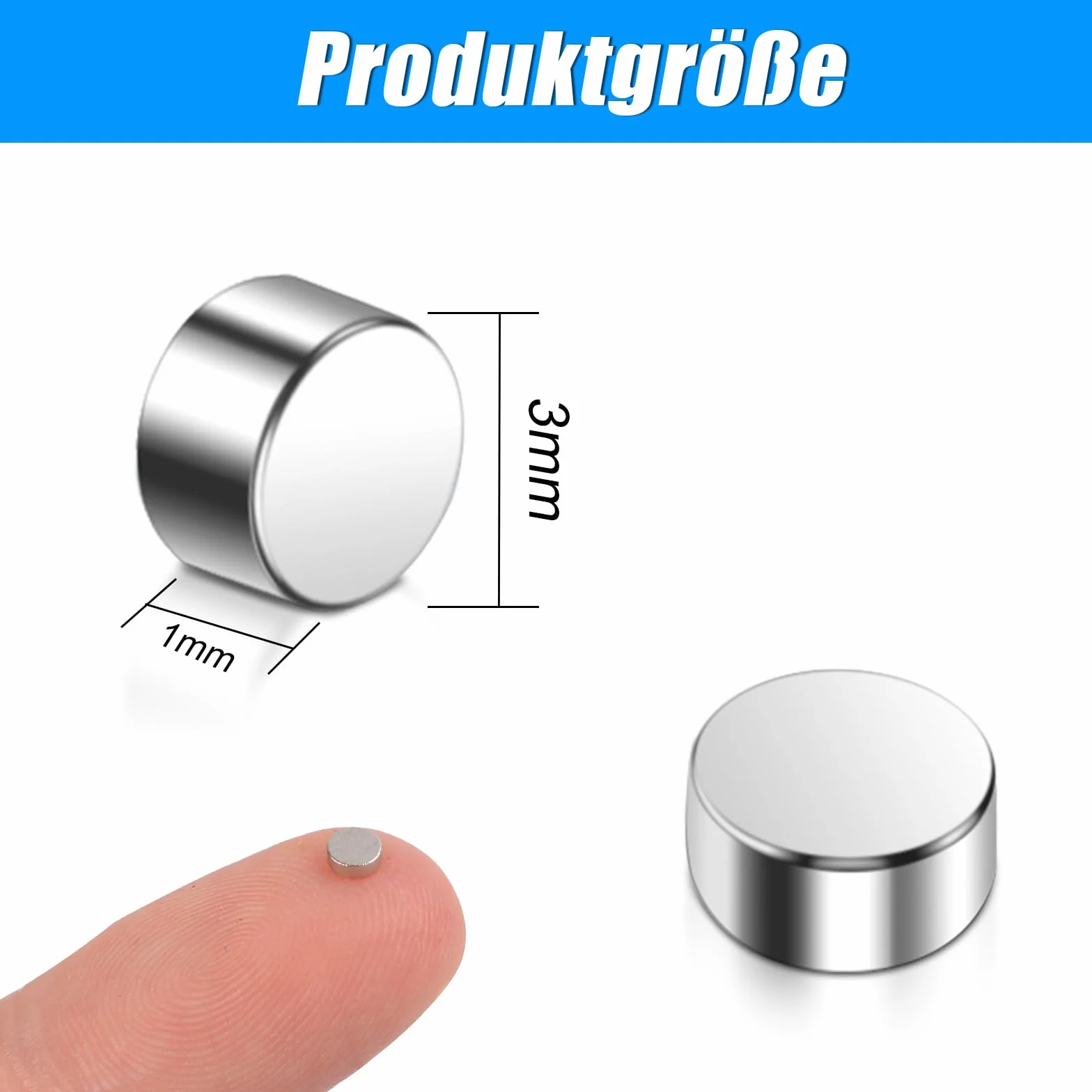 100 sztuk mini magnesów 3 x 1 mm N52 magnesy neodymowe, okrągłe, małe, silne magnesy do tablicy magnetycznej, przypinania, lodówki, suchościeralnej, rękodzieła, zdjęć