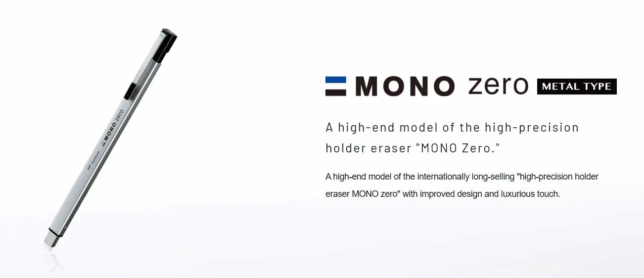 Tombow Wkład do gumki Mono Zero – 2,3 mm – prostokąt