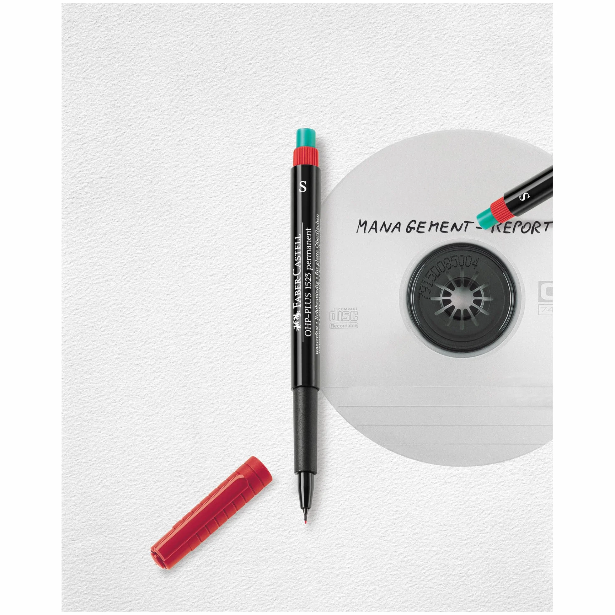 Faber-Castell 152399 Marker Permanentny, Czarny, S