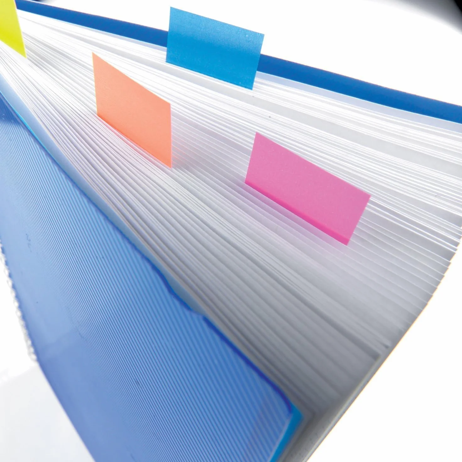 Post-it I680-2 Index 1 dozownik po 50 karteczek (25,4 x 43,2 mm), niebieski
