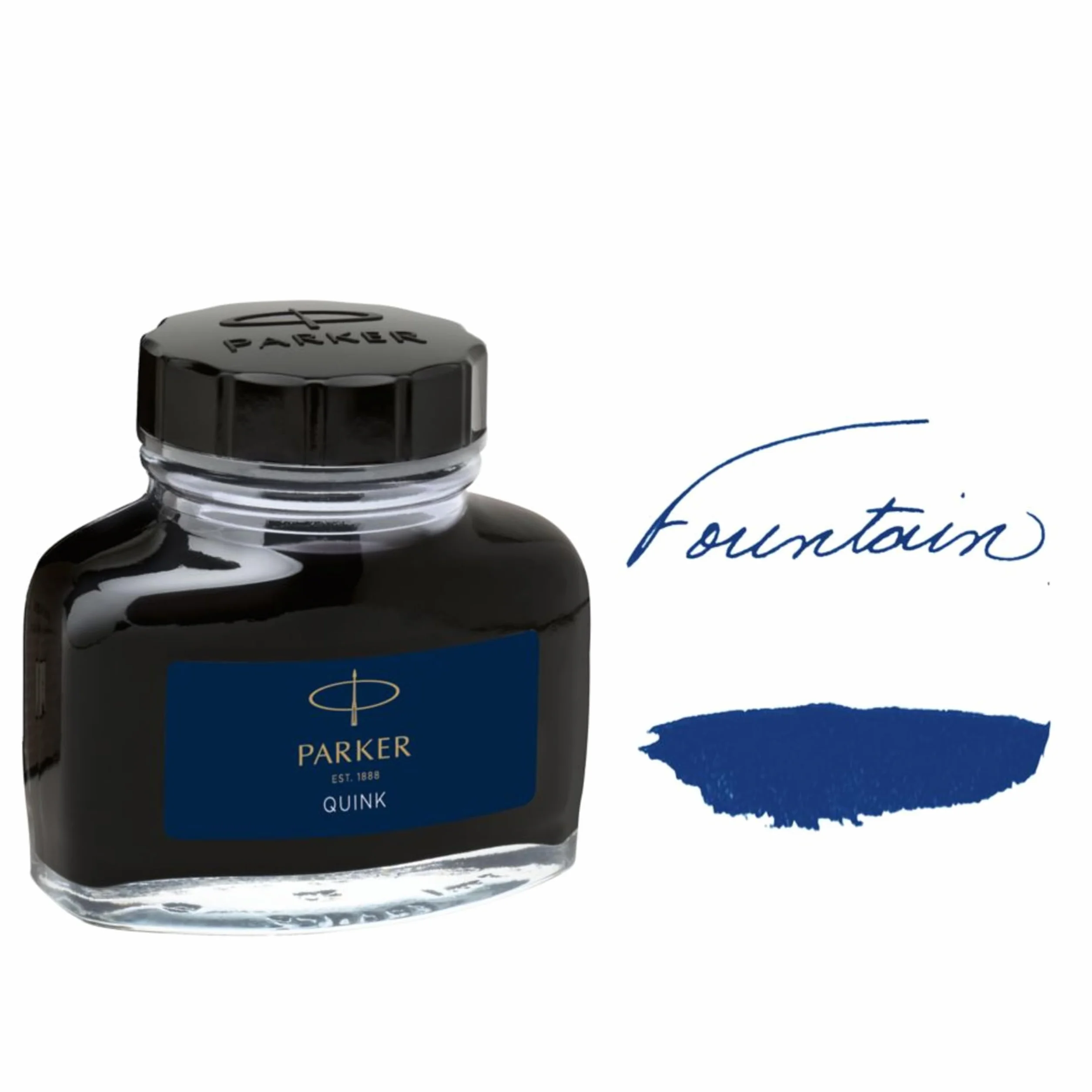 Parker Quink 1950377 Kałamarz, Niebieski, 57 ml