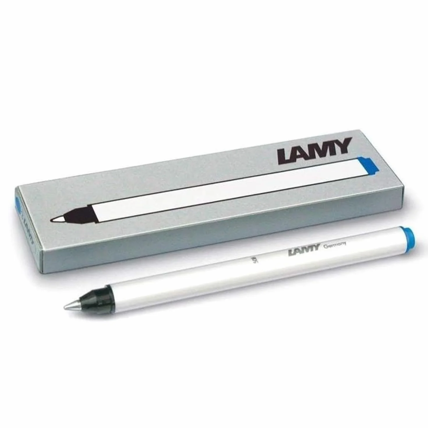 LAMY T11 atrament 824 - wkład atramentowy z dużym zapasem atramentu i końcówką do pisania ze stali nierdzewnej w kolorze niebieskim (zmywalnym) do długopisu Model 311 lamy Balloon - 3 sztuki