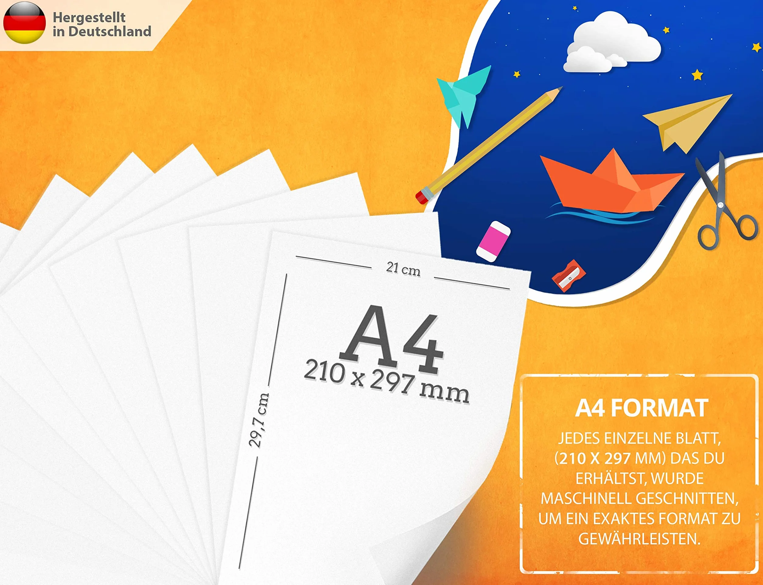 Papier fotograficzny DIN A4 200 g/m² biały matowy 50 arkuszy