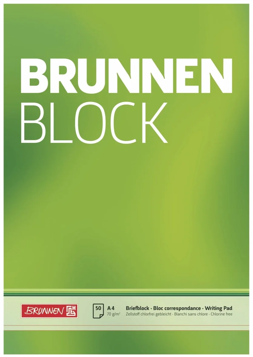 Brunnen blok na listy A4 pusty 50 arkuszy 70 g/m²