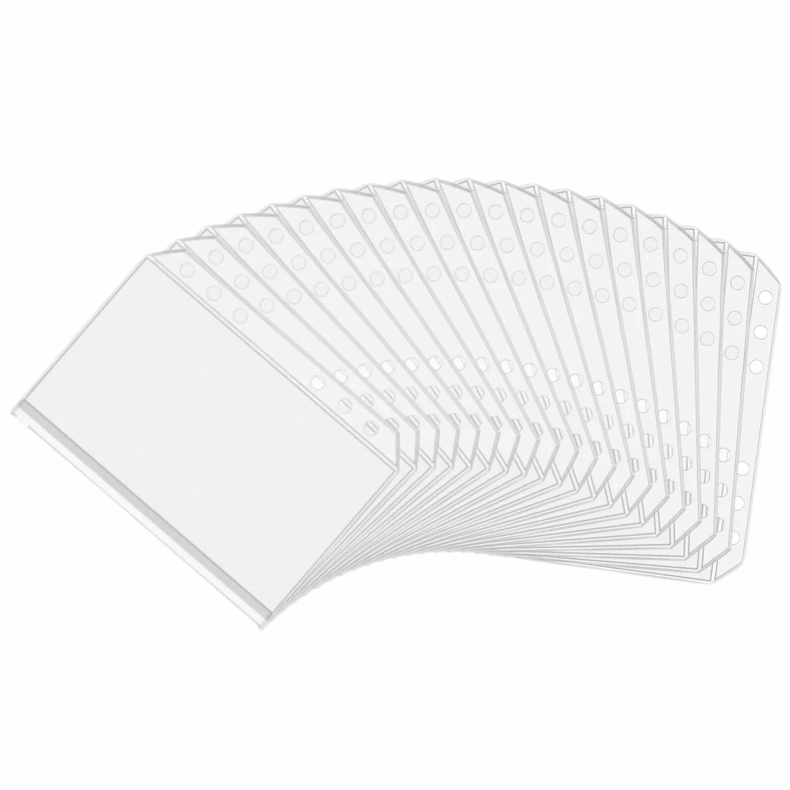 A6 kieszonkowe zeszyty z zamkiem, 20 szt. plastikowe portfeliki na gotówkę do planowania budżetu, organizer do organizowania rachunków i kart, folder dokumentacyjny A6 do domu i biura