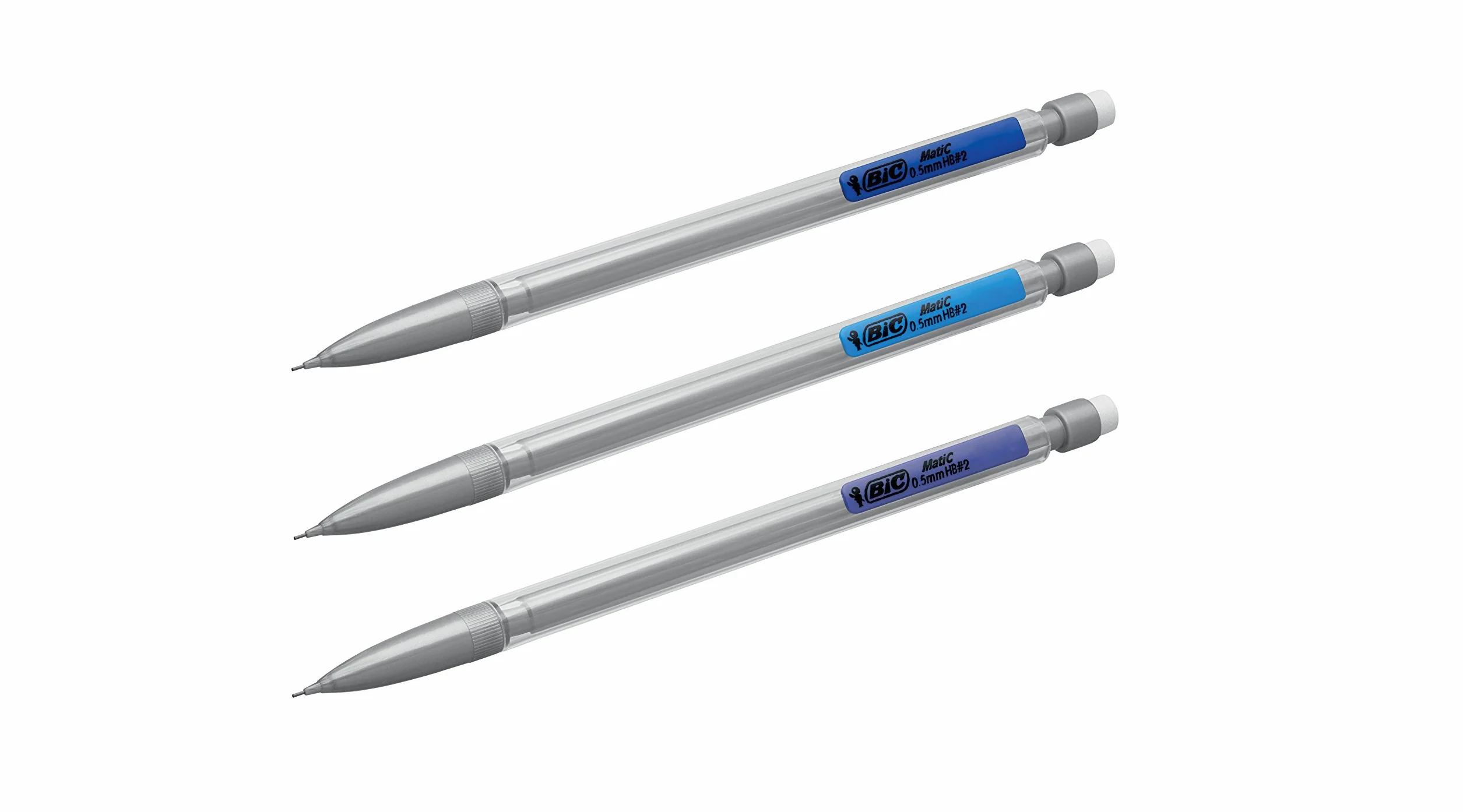 BIC Matic Original Fine 0.5mm HB Ołówek z gumką Pudełko 12szt