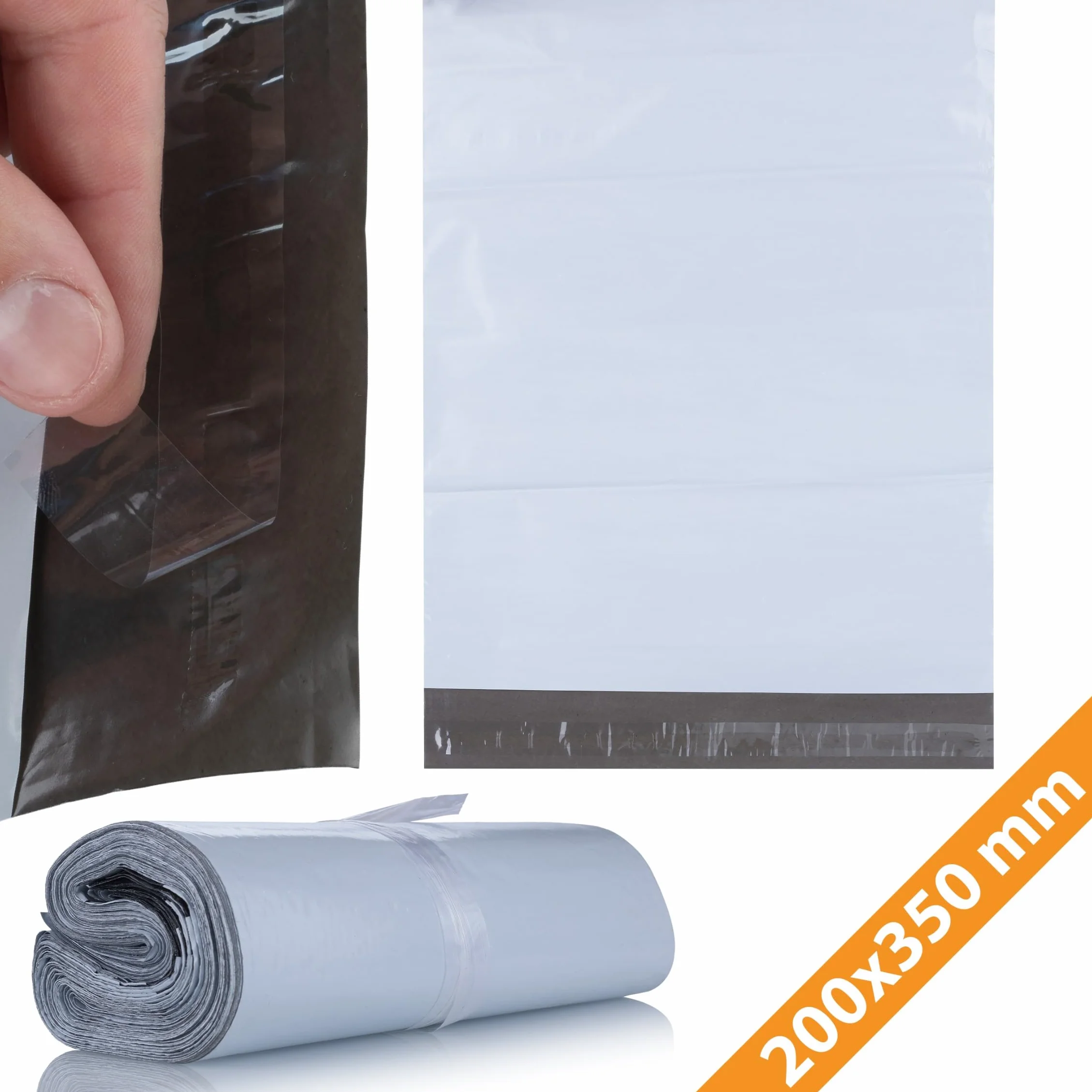 FOLIOPAKI FOLIOPAK KURIERSKIE 200X350 100SZT BLACK