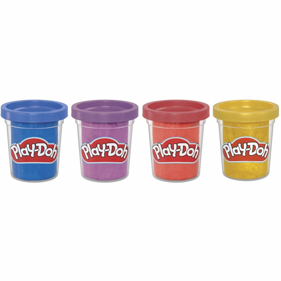 Czteropak metalicznej ciastoliny Play-Doh