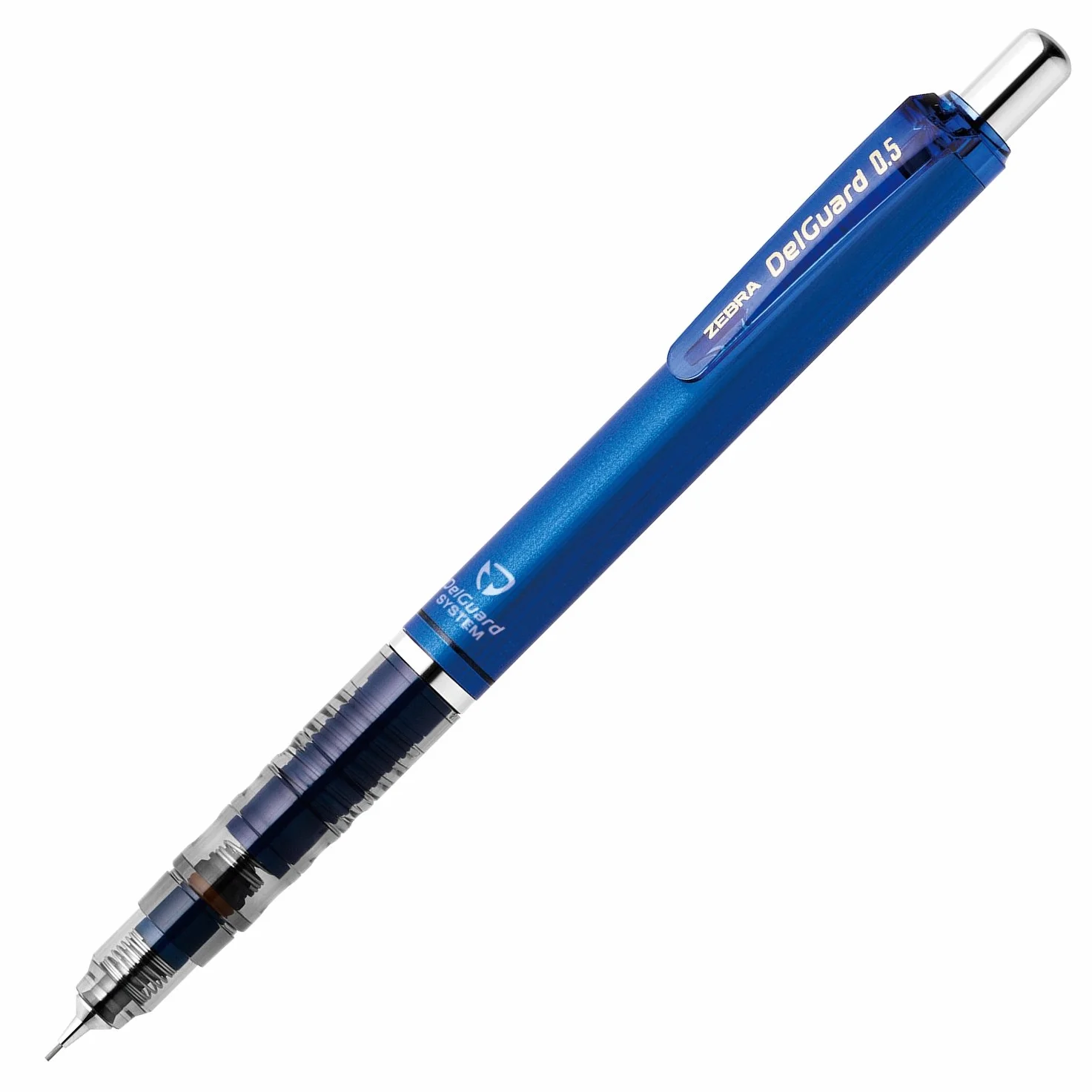 Zebra delguard wkład 0,5 mm ołówek automatyczny niebieski