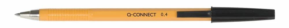 Q-Connect Długopis cienki czarny (20 sztuk)